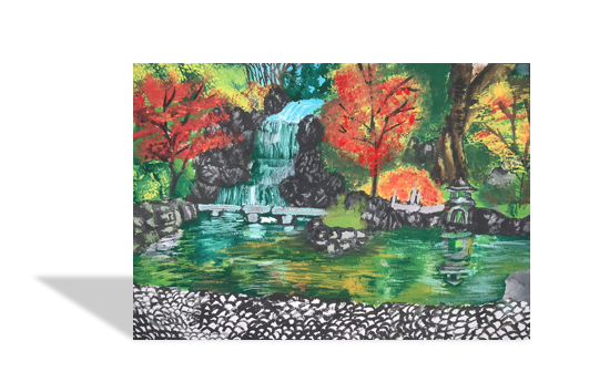 Holland Park postcard